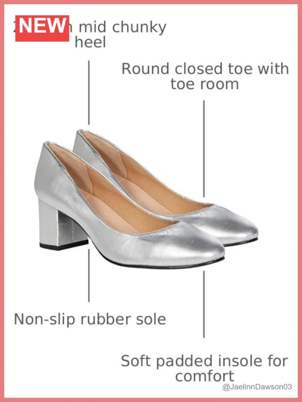 Women's Chunky Block Heel Suede Pumps - Round Toe Slip On Dress Shoes